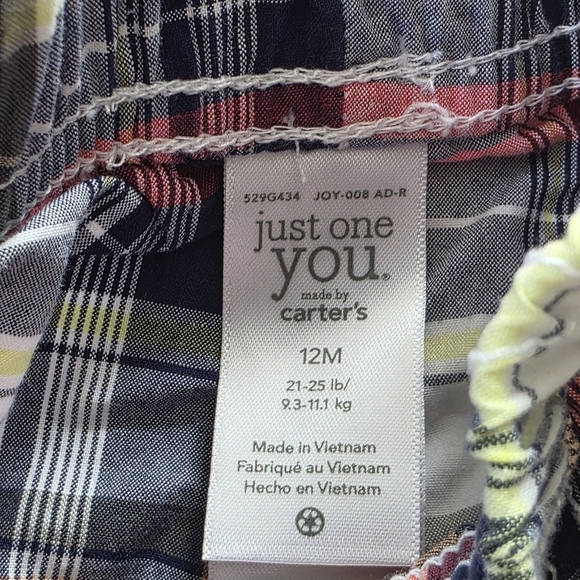 🔥5 FOR $25🔥Just For You by Carters 12M Baby Boy Outfit - Picture 5 of 7